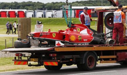 Raikkonen Crashes; Hamilton Reclaims Victory