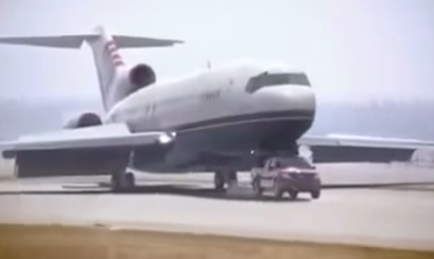 Nissan Frontier Saves A Plane