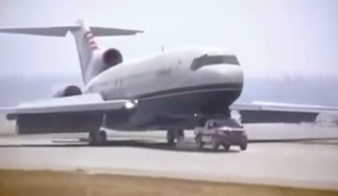Nissan Frontier Saves A Plane