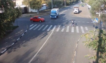 Cyclist Cheats Death…Twice!