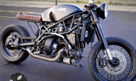 Bacon-powered motorbike, smells delicious