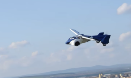 Flying car takes to the air