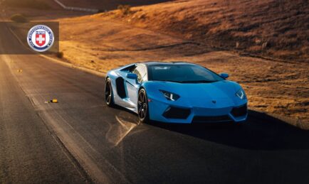 The Aventador on HRE Wheels