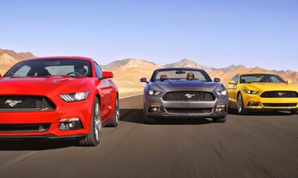 The Mustang is going places, literally