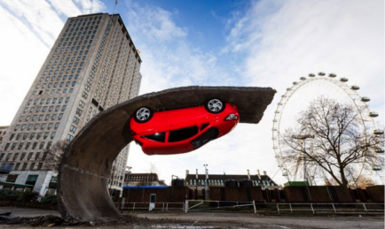 Gravity-defying car!