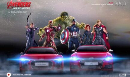 Audi and The Avengers come together