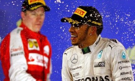 Hamilton wins Bahrain GP; Raikkonen in second