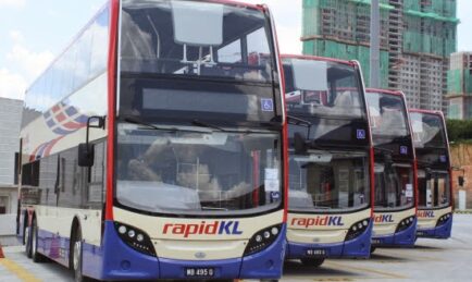 London buses to be seen on Kuala Lumpur streets