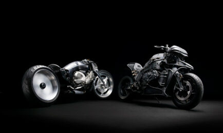 Two BMW K1600 GTL’s transformed into visionary machines