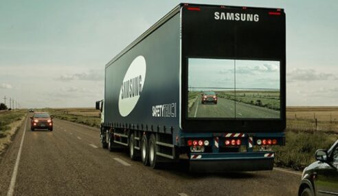Samsung’s see-through truck saves lives