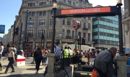 London Tube strike; chaos ensues