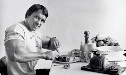 Arnie wants us to eat less meat to save the world