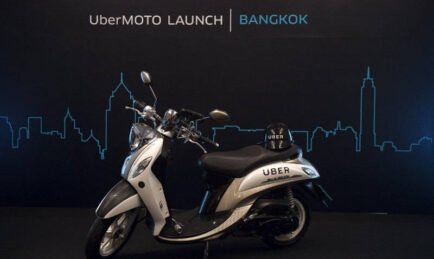 Uber launches Motorbike Taxi service in Bangkok