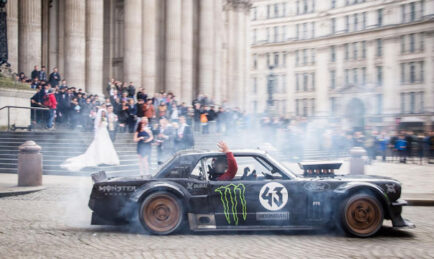 Ken Block in London for the New Top Gear