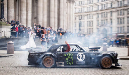 Ken Block in London for the New Top Gear