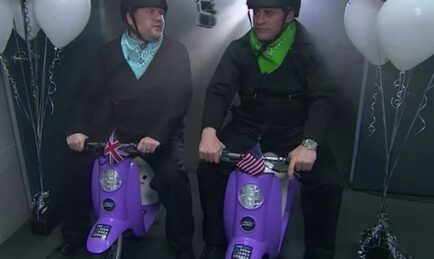 Top Gear’s Matt LeBlanc takes on Late Night’s James Corden