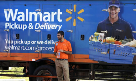 Walmart deliver Groceries via Uber, Lyft