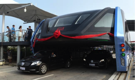 Elevated Bus takes Flight