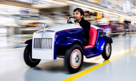 Rolls-Royce develops an EV…for Kids. Vroom Vroooooom!