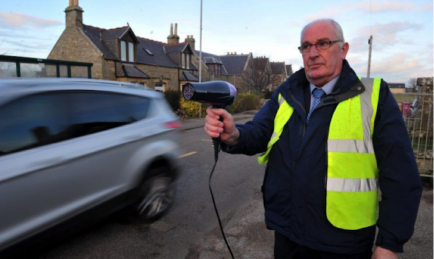 Angry Brits use Hairdryers to Slow Speeding Drivers