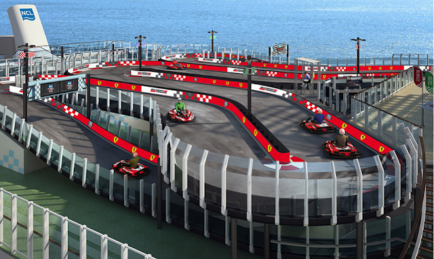 New Cruise Liner to Feature Ferrari Go-Kart Track