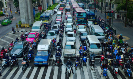 Why Motorbikes Should Rightly Ride ON the White Line
