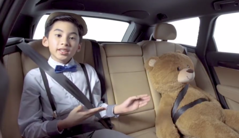 VIDEO: This Kid Teaches Us How to Keep Him Safe in a Car