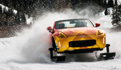 Nissan Presents a New Toy For Winter, the 370Zki Roadster