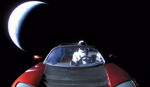 See the Launch of Elon Musk’s Tesla Roadster into Space, From the Lens of a Hollywood Director