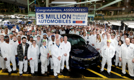 25 Millionth Honda built in the U.S. and it’s an Accord
