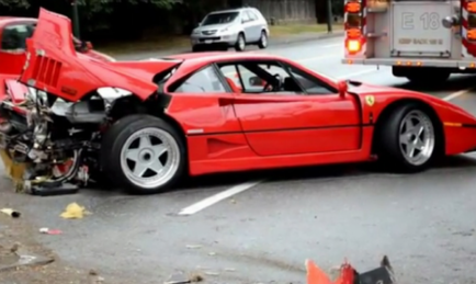 Neurosurgeon Crashes his Ferrari F40, Demands Payout of Almost C$1 Million Citing ‘Embarrassment’