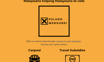Online Platform Where Malaysians Helps Malaysians Get Home To Cast Their Vote
