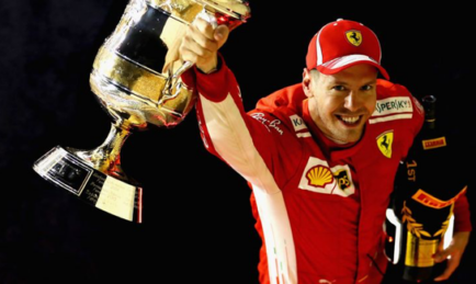Ferrari’s Vettel Clinches Second Victory in Bahrain