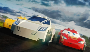 Lego Lightning McQueen vs The Stig