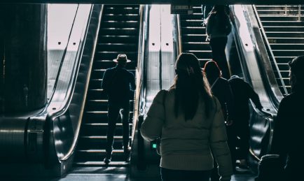 What Makes People Get to the End of an Escalator and STOP?!