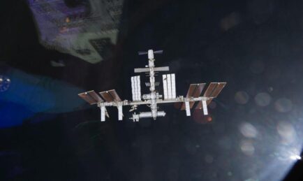 Hole in International Space Station Plugged with a Finger and Some Tape