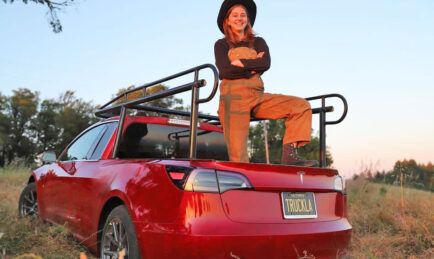 VIDEO: Behold, the Truckla! Youtuber Converts a Tesla Into a Pickup
