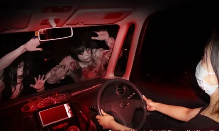 Japan’s Drive-Thru Haunted House Scares You Safely
