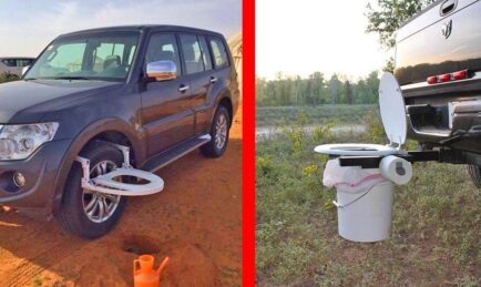 “Portable Toilet”: Tandas Bergerak Yang Boleh Dipasang Pada Kereta Anda