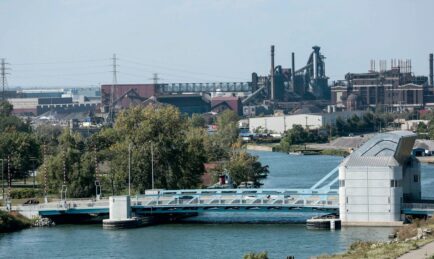 Guy Jumps Open Drawbridge in His Car…And Makes It To The Other Side