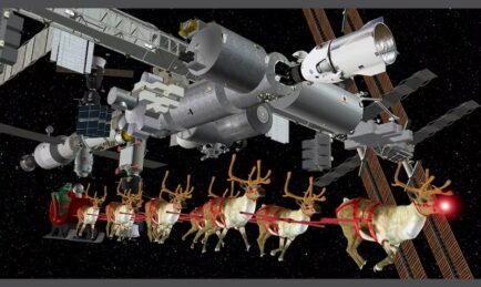 Track Santa As He Flies Past the International Space Station This Christmas Eve