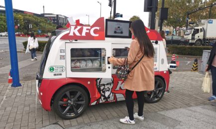 KFC’s Self-Driving Truck Rolls Out Amid Social Distancing