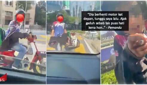 VIDEO: Bengang Kena Hon, Penghantar GrabFood Tunjuk Samseng. Tapi Bukan Semua Macam Tu.