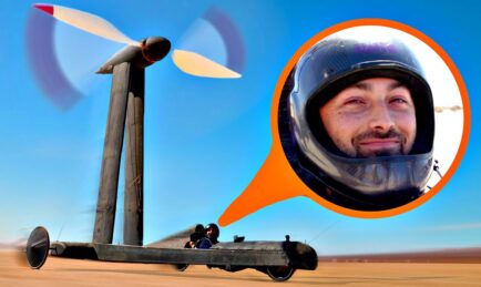 WATCH: Can a Wind-Powered Vehicle Travel Faster Than the Wind? Youtuber Bets Against Physicist.