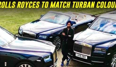 Lelaki Ini Pastikan Semua 15 Rolls-Royce Miliknya Sama Warna Dengan Turbannya