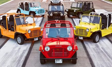 Kris Jenner Gifts Electric Mini Moke Cars to the Kardashian Clan