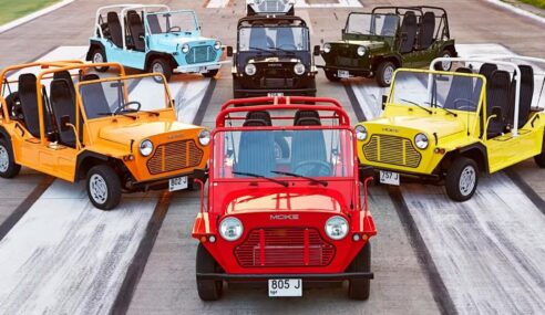Kris Jenner Gifts Electric Mini Moke Cars to the Kardashian Clan