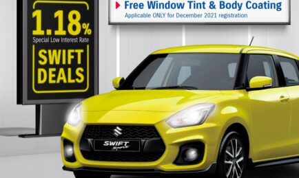 Miliki Suzuki Swift Sport 2021 Cuma Dengan 1.18% Interest Rate? Biar Betul?!