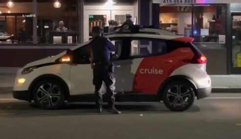 Police Pulls Over Car And There Was NO DRIVER