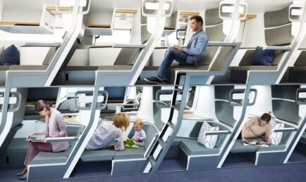 This Is What Double Decker Airplane Seating Could Look Like